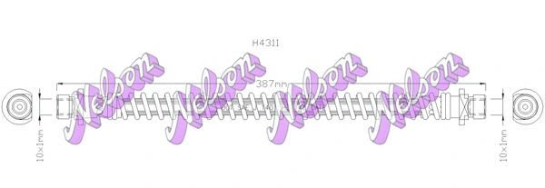 Flexible de frein KAWE H4311