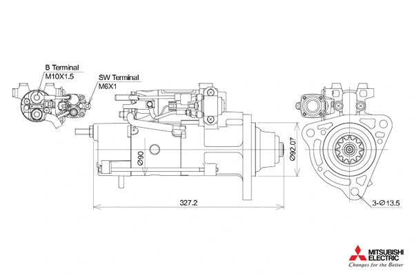 Démarreur KUTNAK AUTOMOTIVE 723499/M