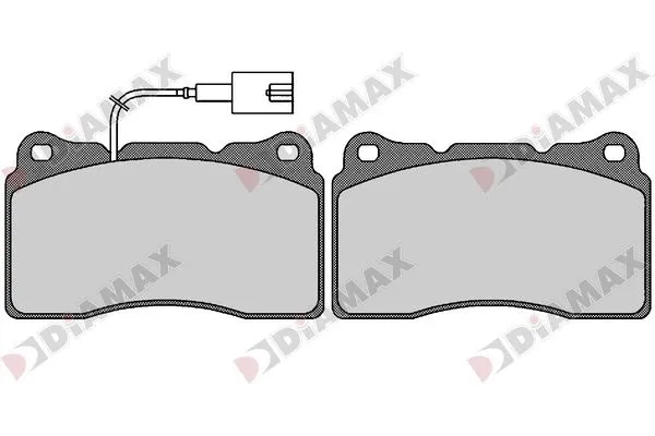 Kit de plaquettes de frein, frein à disque DIAMAX N09668