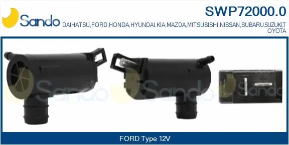 Pompe d'eau de nettoyage, nettoyage des vitres SANDO SWP72000.0