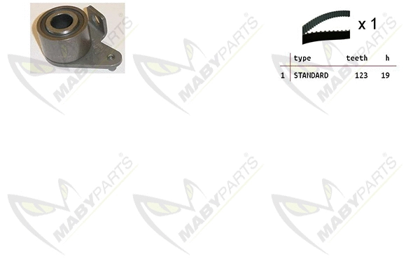 Kit de courroie crantée MABYPARTS OBK010284