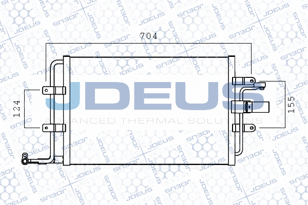 Condenseur, climatisation JDEUS M-7300700