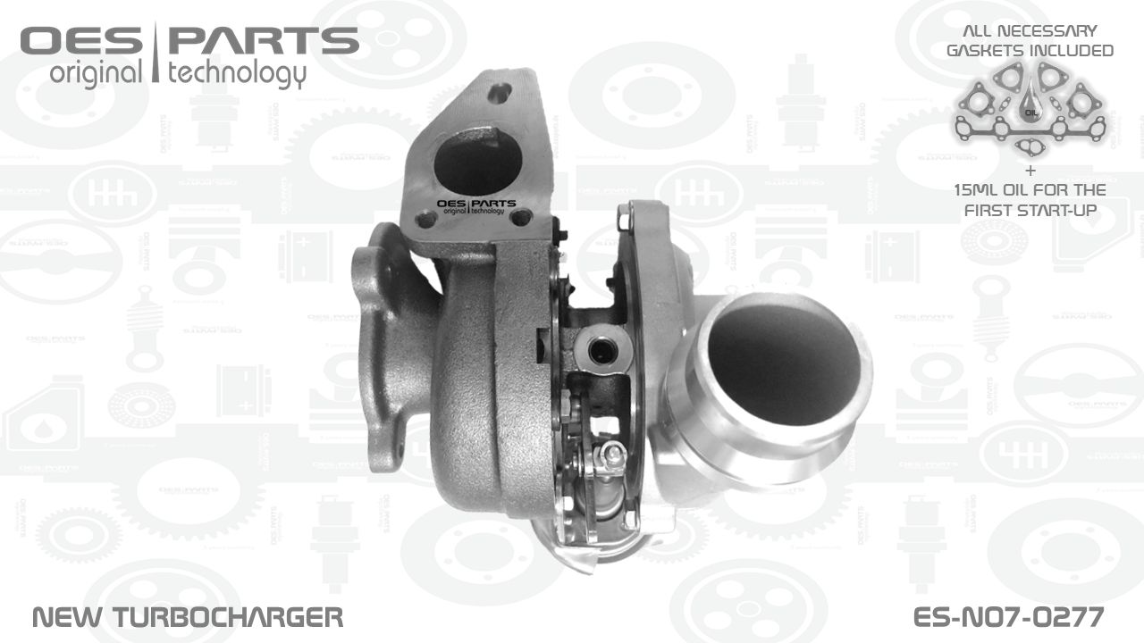 Turbocompresseur, suralimentation OES PARTS ES-N07-0277