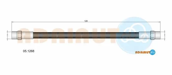Flexible de frein ADRIAUTO 05.1268