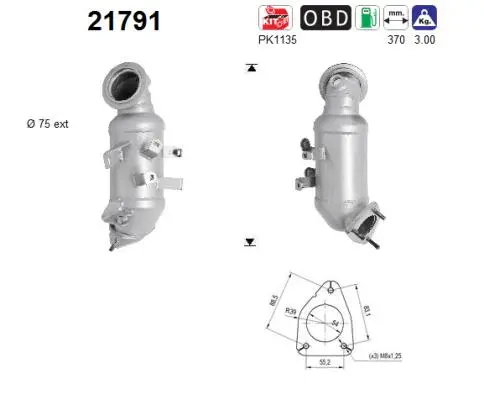 Catalyseur AS 21791