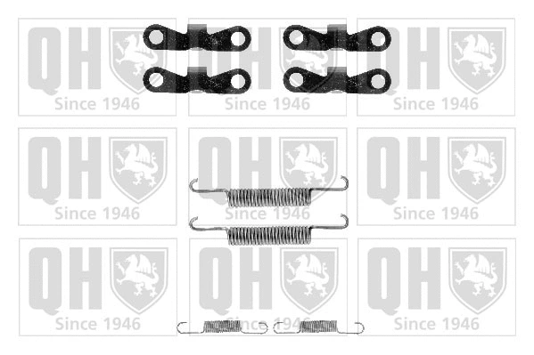 Kit d'accessoires, mâchoires de frein de stationnement QUINTON HAZELL BFK359