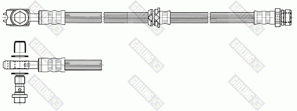Flexible de frein GIRLING 9004560