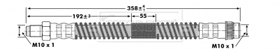 Flexible de frein BORG & BECK BBH7133