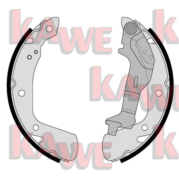 Jeu de mâchoires de frein KAWE 01195