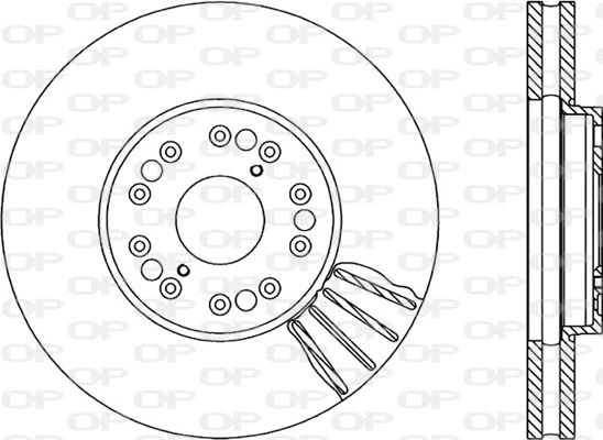 Disque de frein OPEN PARTS BDR1562.20