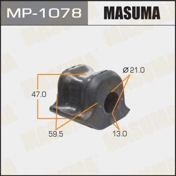 Coussinet de palier, stabilisateur MASUMA MP-1078
