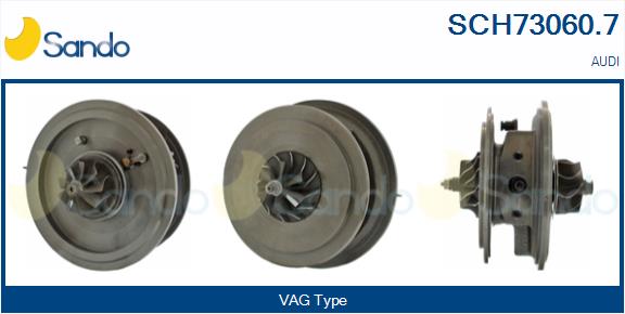 Groupe carter, turbocompresseur SANDO SCH73060.7