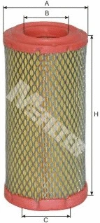 Filtre à air MFILTER A 827