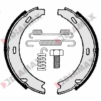 Jeu de mâchoires de frein, frein de stationnement DIAMAX N01262