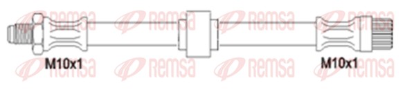 Flexible de frein REMSA G1901.64