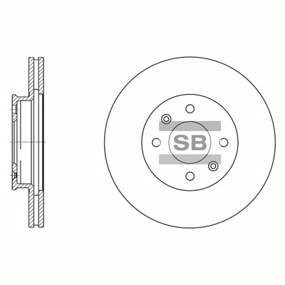 Disque de frein Hi-Q SD1156