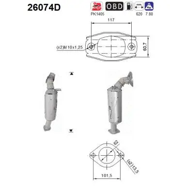 Catalyseur AS 26074D