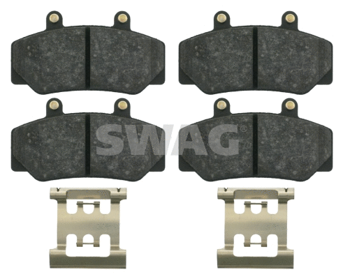 Kit de plaquettes de frein, frein à disque SWAG 55 91 6211