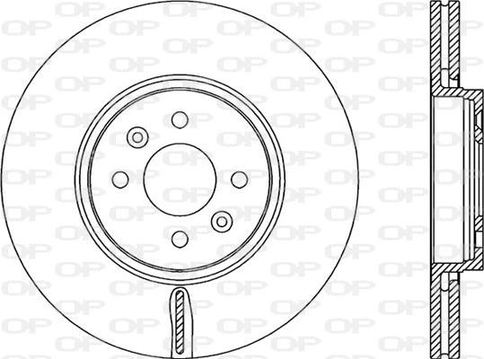 Disque de frein OPEN PARTS BDA2321.20