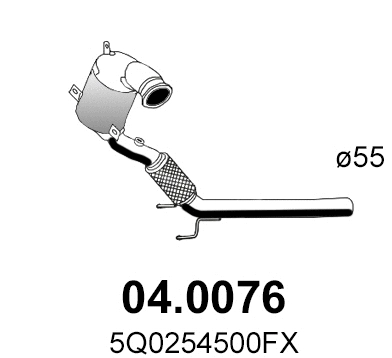 Catalyseur ASSO 04.0076