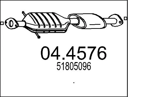 Catalyseur MTS 04.4576