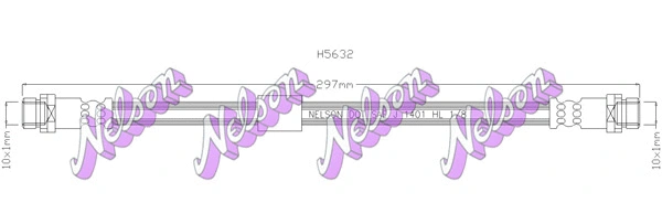 Flexible de frein KAWE H5632