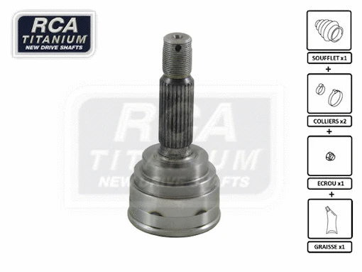 Jeu de joints, arbre de transmission RCA FRANCE HY01