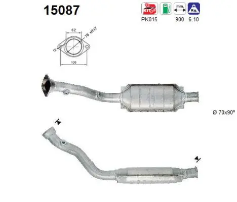 Catalyseur AS 15087