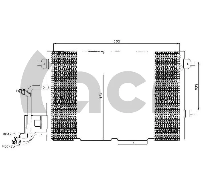 Condenseur, climatisation ACR 300349