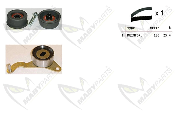 Kit de courroie crantée MABYPARTS OBK010169