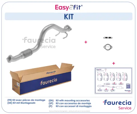 Tuyau d'échappement Faurecia FS80363