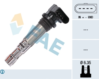 Bobine d'allumage FAE 80201