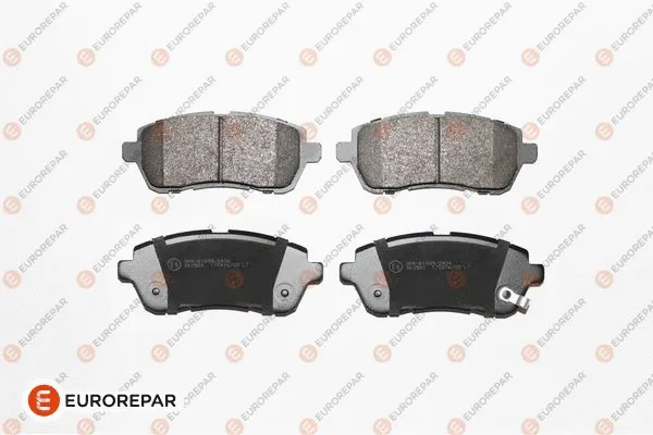 Kit de plaquettes de frein, frein à disque EUROREPAR 1623055480