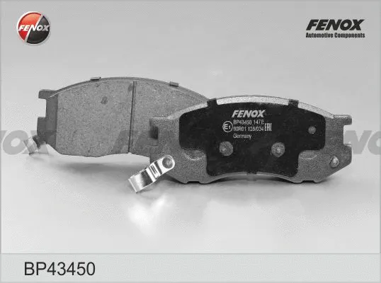 Kit de plaquettes de frein, frein à disque FENOX BP43450