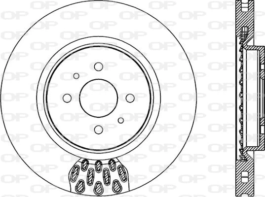 Disque de frein OPEN PARTS BDR1973.20