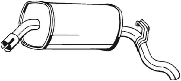 Silencieux arrière BOSAL 185-045