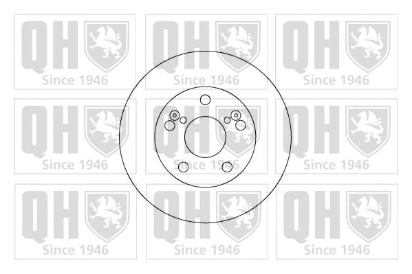 Disque de frein QUINTON HAZELL BDC5093