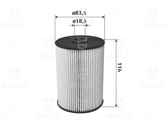Filtre à carburant AKRON-MALÒ 1520029