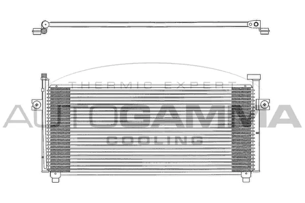 Condenseur, climatisation AUTOGAMMA 102721