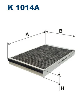 Filtre, air de l'habitacle FILTRON K 1014A