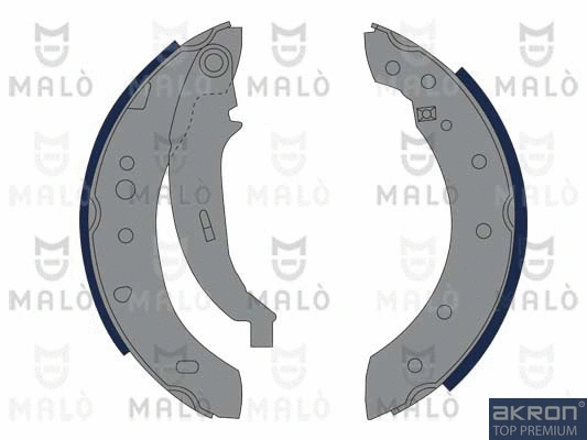 Jeu de mâchoires de frein AKRON-MALÒ 1390236