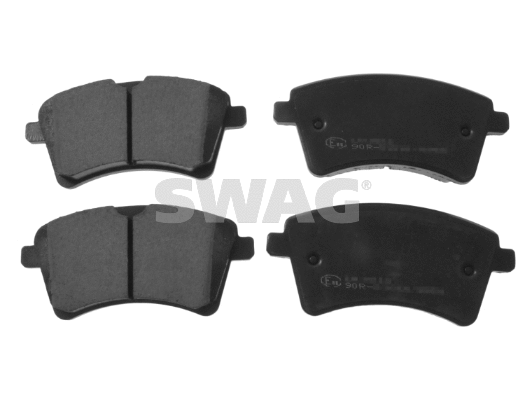 Kit de plaquettes de frein, frein à disque SWAG 60 11 6184