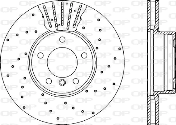 Disque de frein OPEN PARTS BDRS1940.25