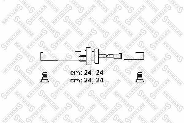Kit de câbles d'allumage STELLOX 10-38559-SX