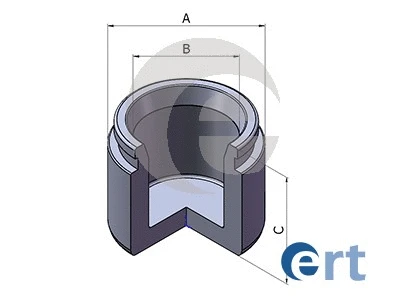 Piston, étrier de frein ERT 151038-C