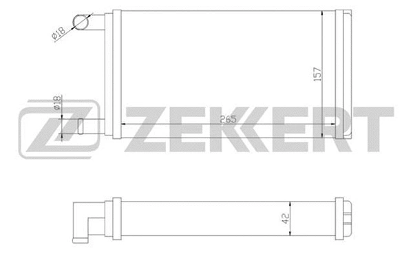 Système de chauffage ZEKKERT MK-5004