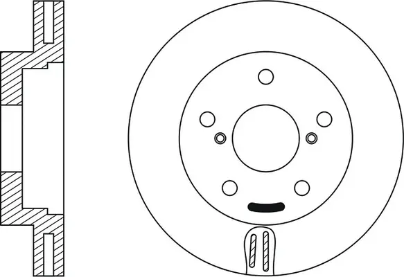 Disque de frein FIT FR0450V