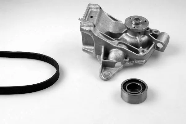 Pompe à eau+Jeu de courroie trapézoïdale à nervures GK K980755A