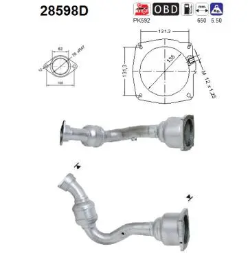 Catalyseur AS 28598D