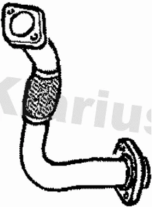 Tuyau d'échappement KLARIUS 110478